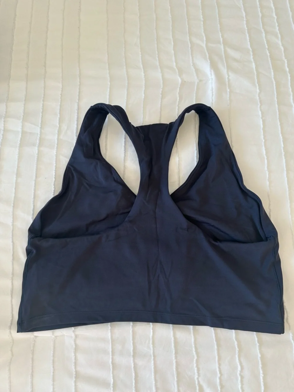 aerie Navy Racerback Padded Sports Bra - Picture 3 of 4